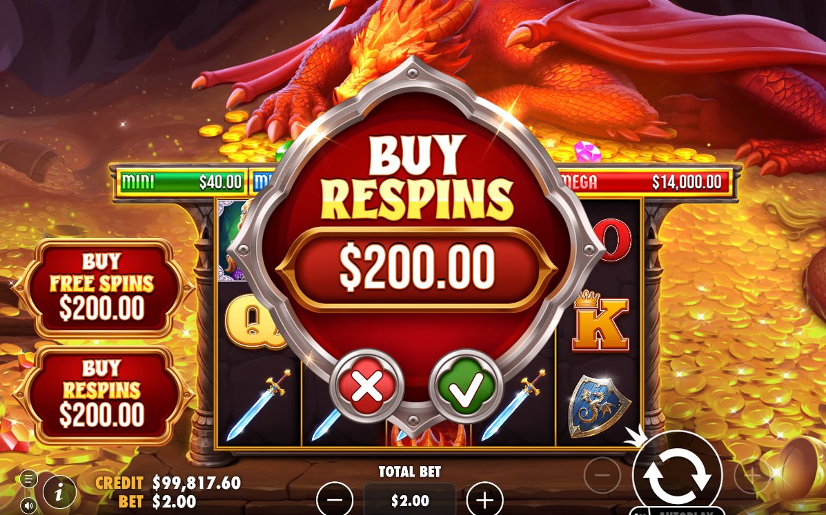 Respin Bonus with MONEY symbols held on the grid