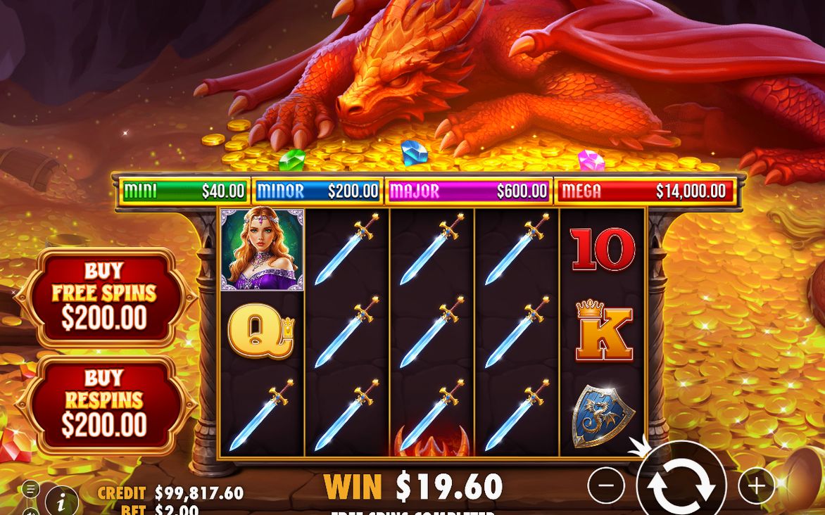 Respin Bonus total on the win screen